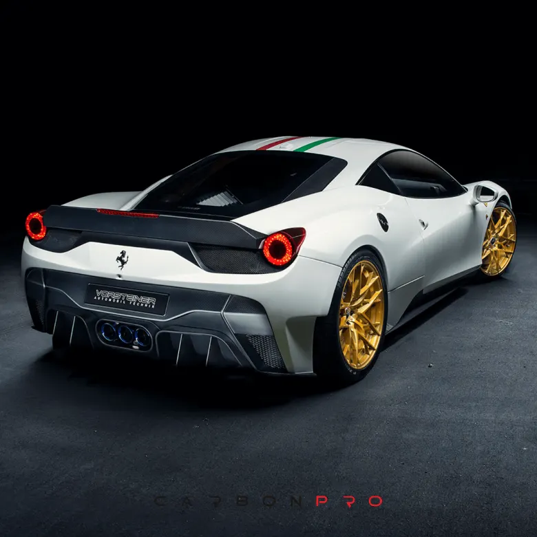 Carbon trunk lid spoiler Ferrari 458 Italia VX