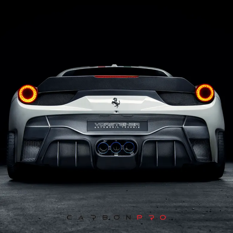Carbon trunk lid spoiler Ferrari 458 Italia VX