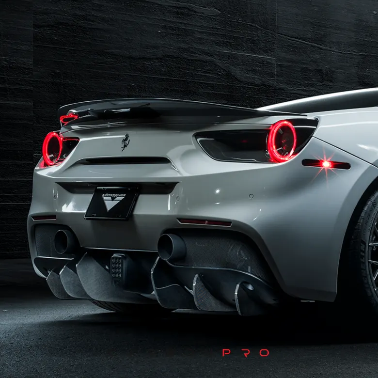 Carbon trunk lid spoiler Ferrari 488 Diavolo