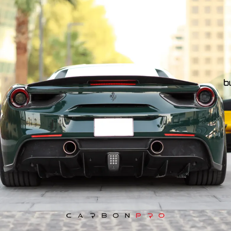 Carbon trunk lid spoiler Ferrari 488 Diavolo