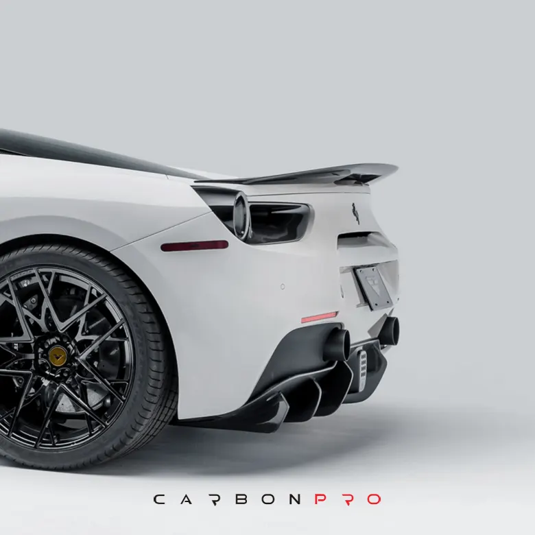 Carbon trunk lid spoiler Ferrari 488 Diavolo