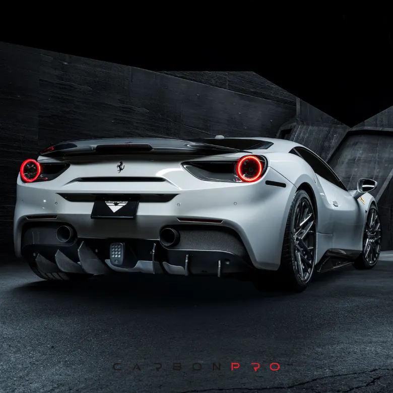 Carbon trunk lid spoiler Ferrari 488 Diavolo