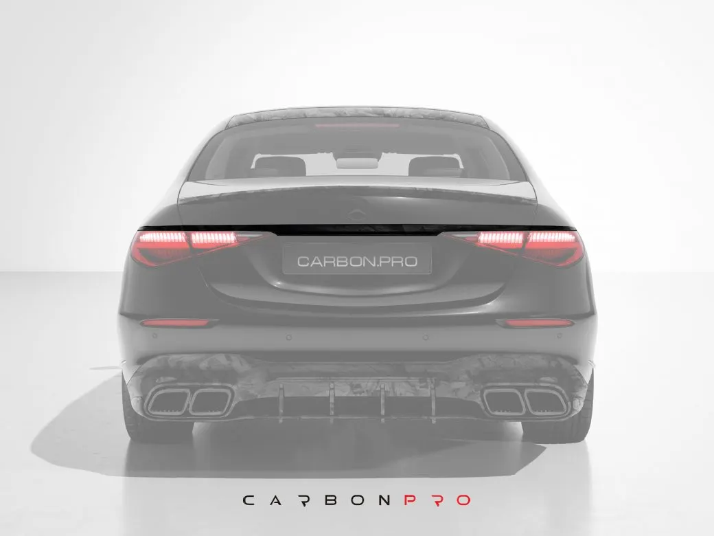 Carbon trunk moulding
