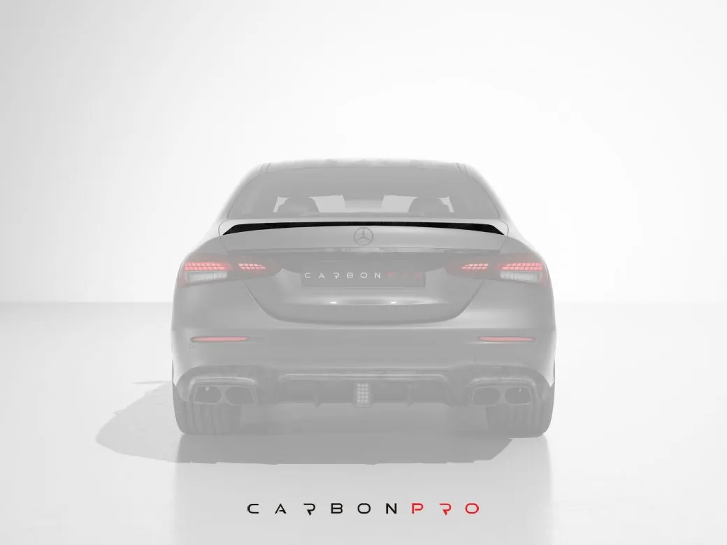 Carbon trunk spoiler