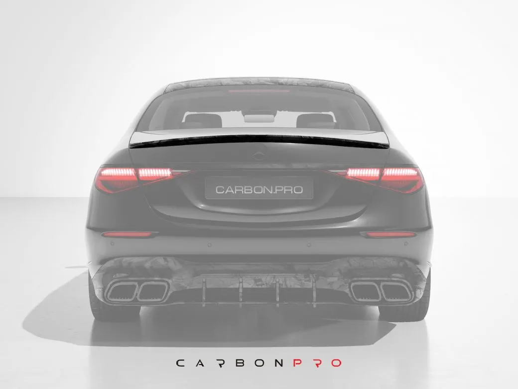 Carbon trunk spoiler