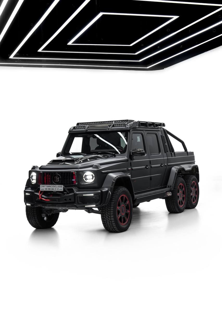 Mercedes-Benz G-Class 6x6 — Black / Red