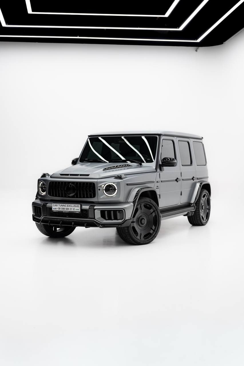 Mercedes-Benz G-Class — Silver / Black and Red