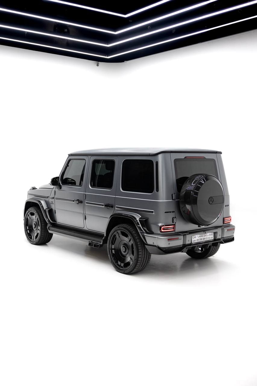Mercedes-Benz G-Class — Silver / Black and Red