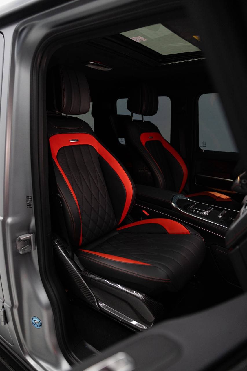Mercedes-Benz G-Class — Silver / Black and Red