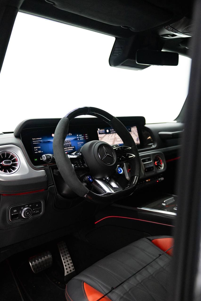 Mercedes-Benz G-Class — Silver / Black and Red