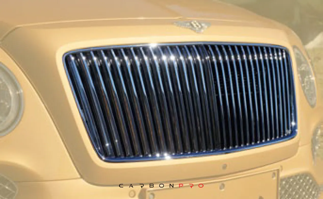 Chrome lamels grill
