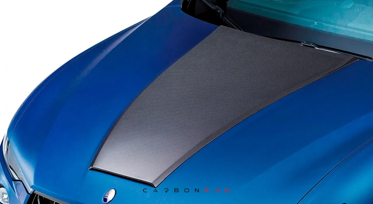 Carbon cover engine bonnet