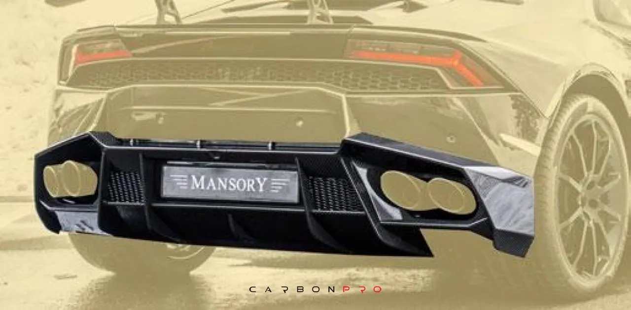 Designed diffuser for original car (EU version)