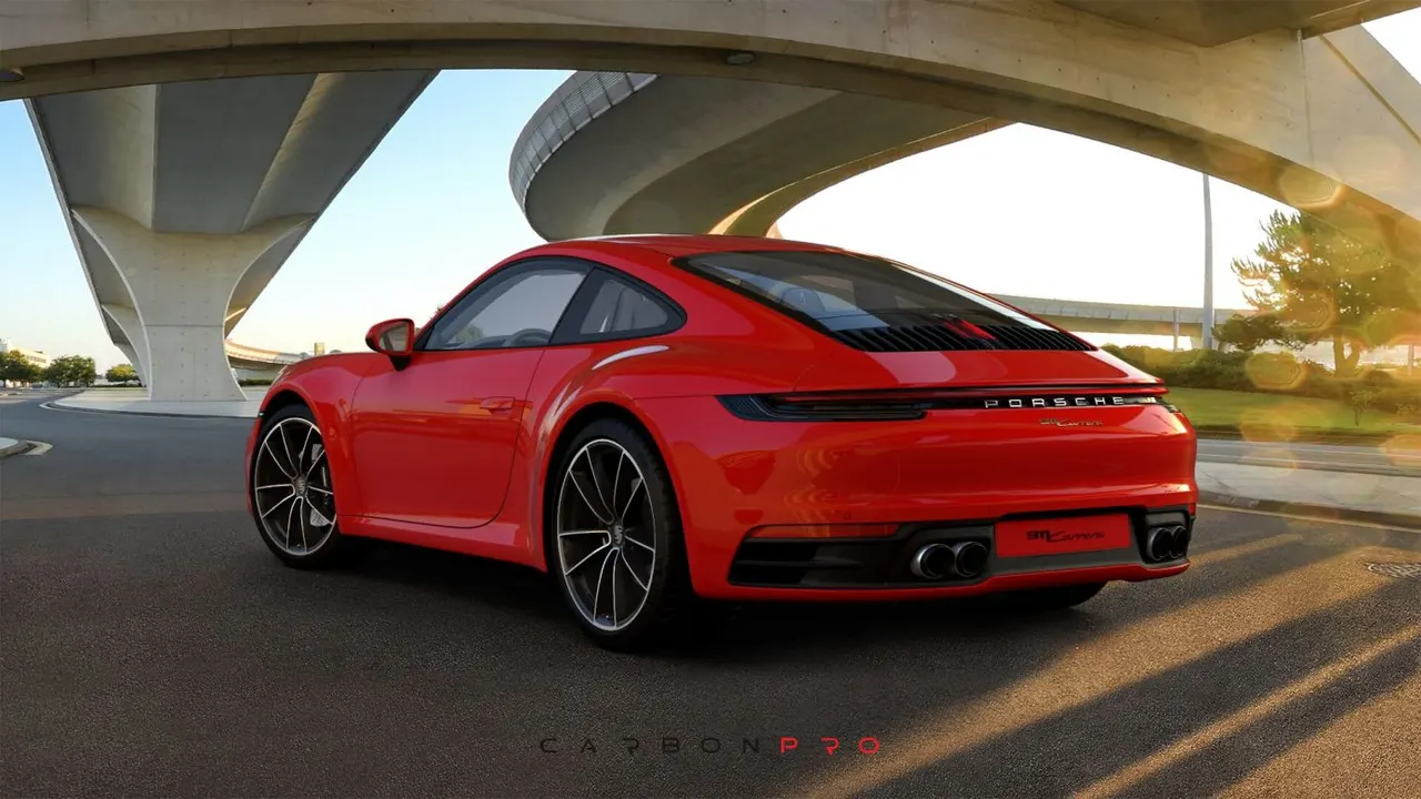 Carbon Diffuser for Quad Exhaust