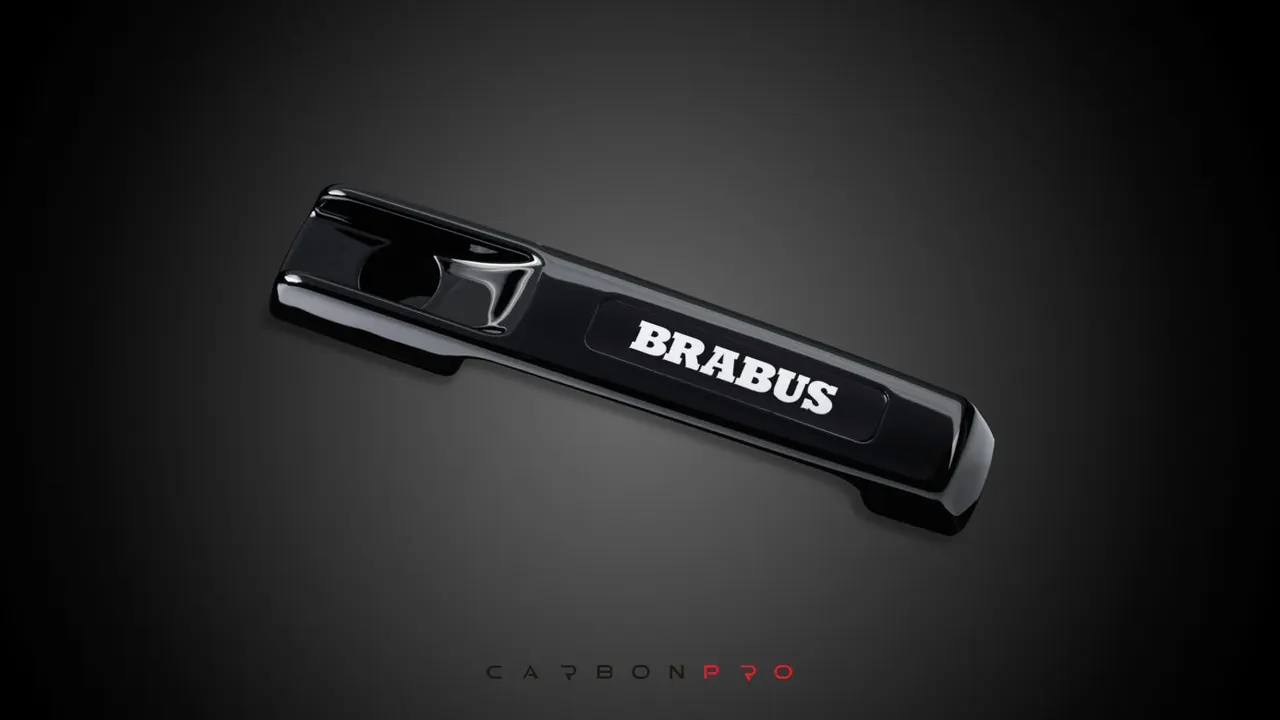 Door handles with BRABUS logotype