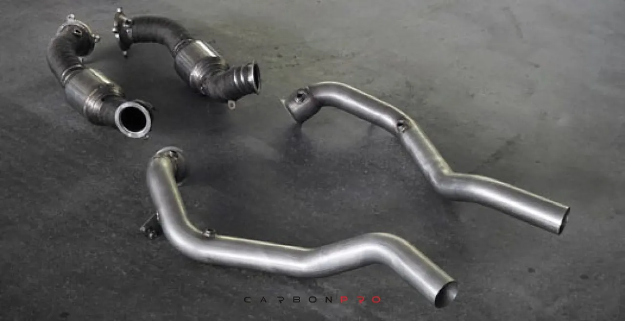 Down pipe with Euro6 / Cat 200 Cell