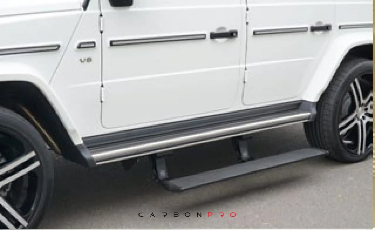 Electrical auto side steps – long