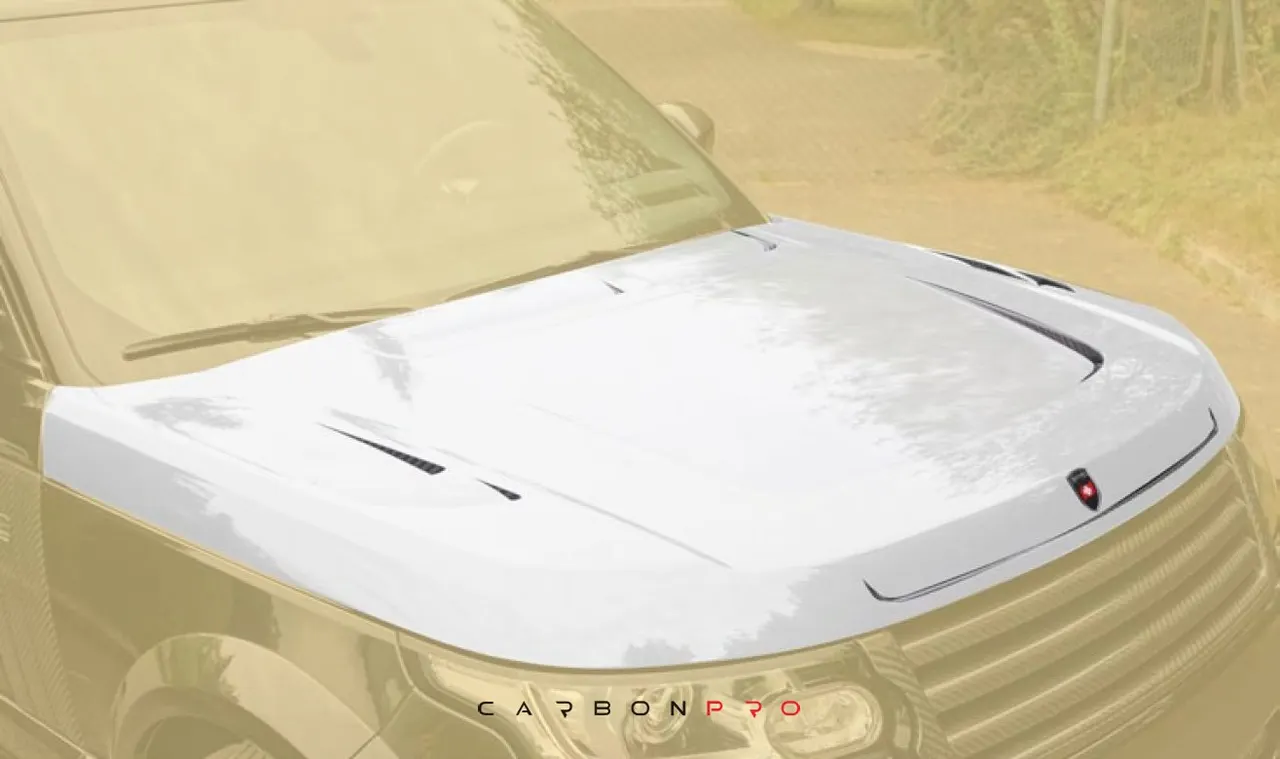 Engine bonnet primed
