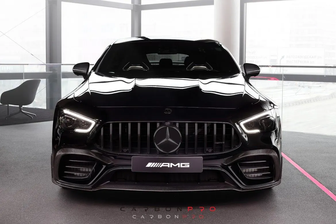 Carbon Eye lids for bumper AMG GT Design