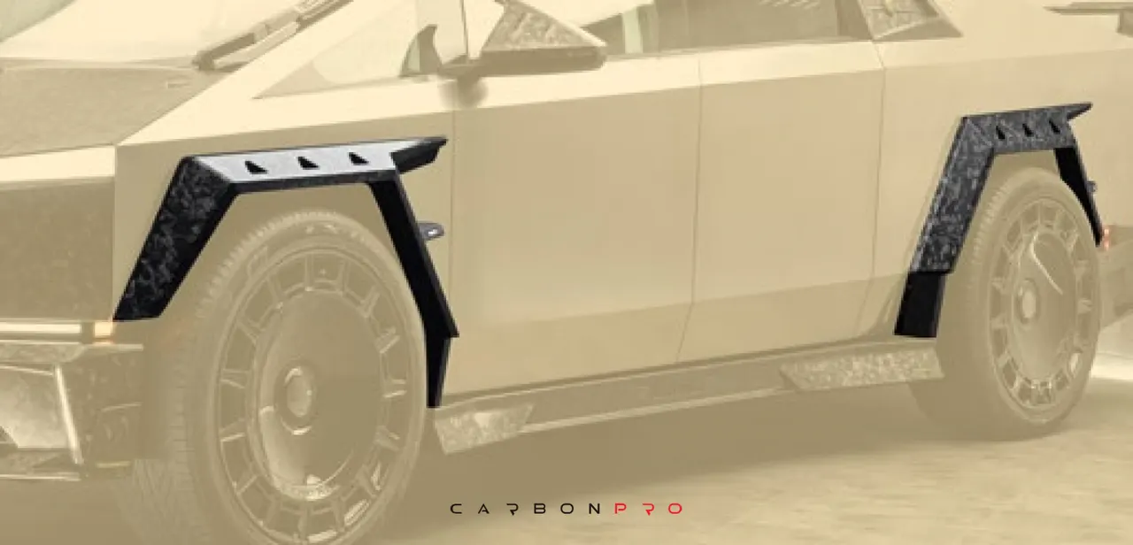 Fenders extension with illuminated logos