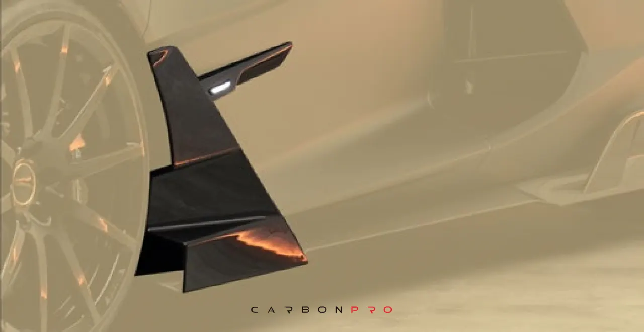 Flap for side
  skirts MANSORY with illuminated logo