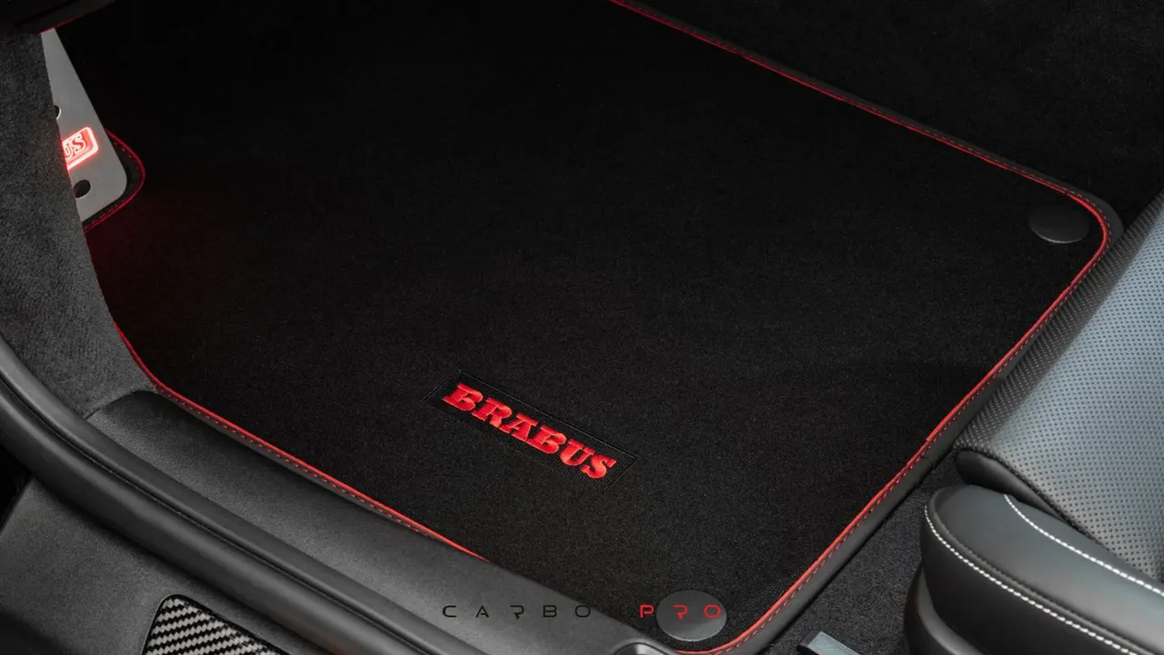 Floor mats velour black