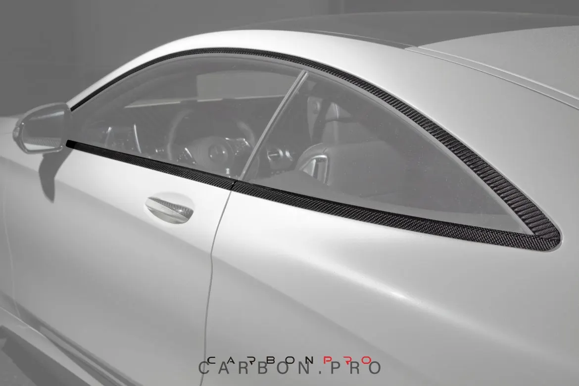 Carbon frame for side windows (6 pcs)