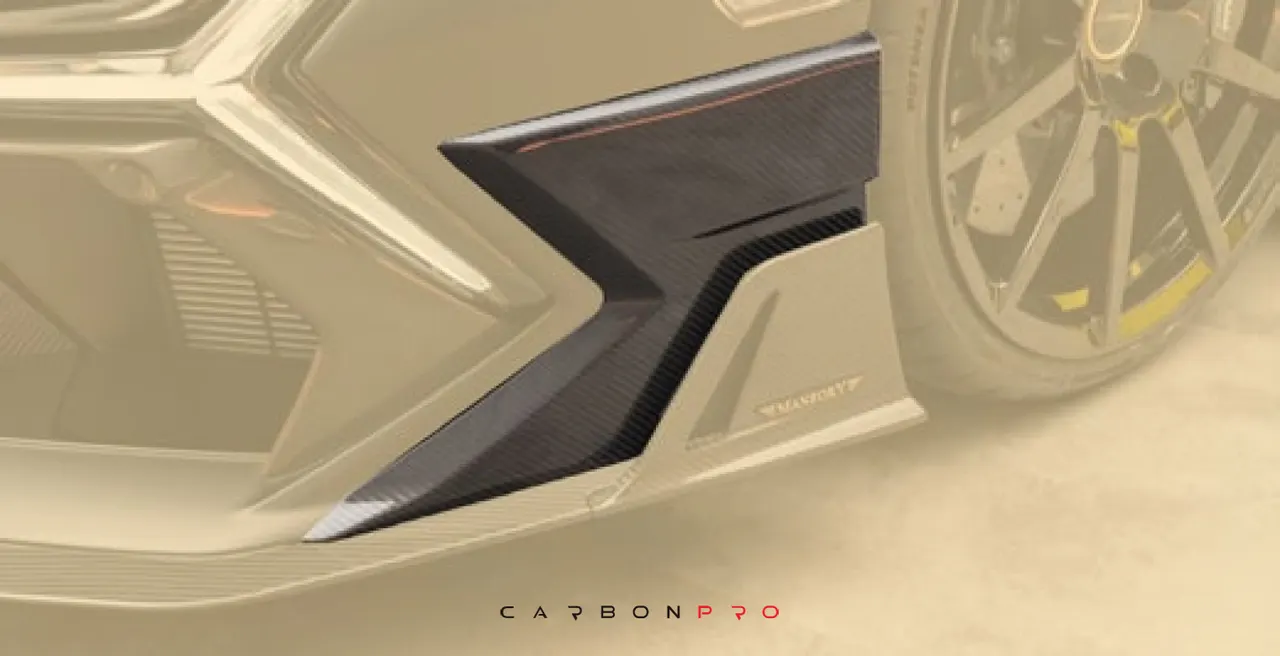 Front bumper air
  splitter