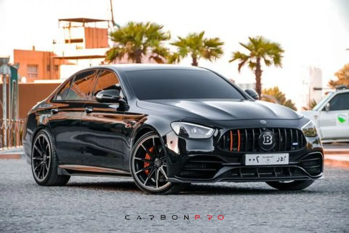 Front bumper lip CARBON ARROW