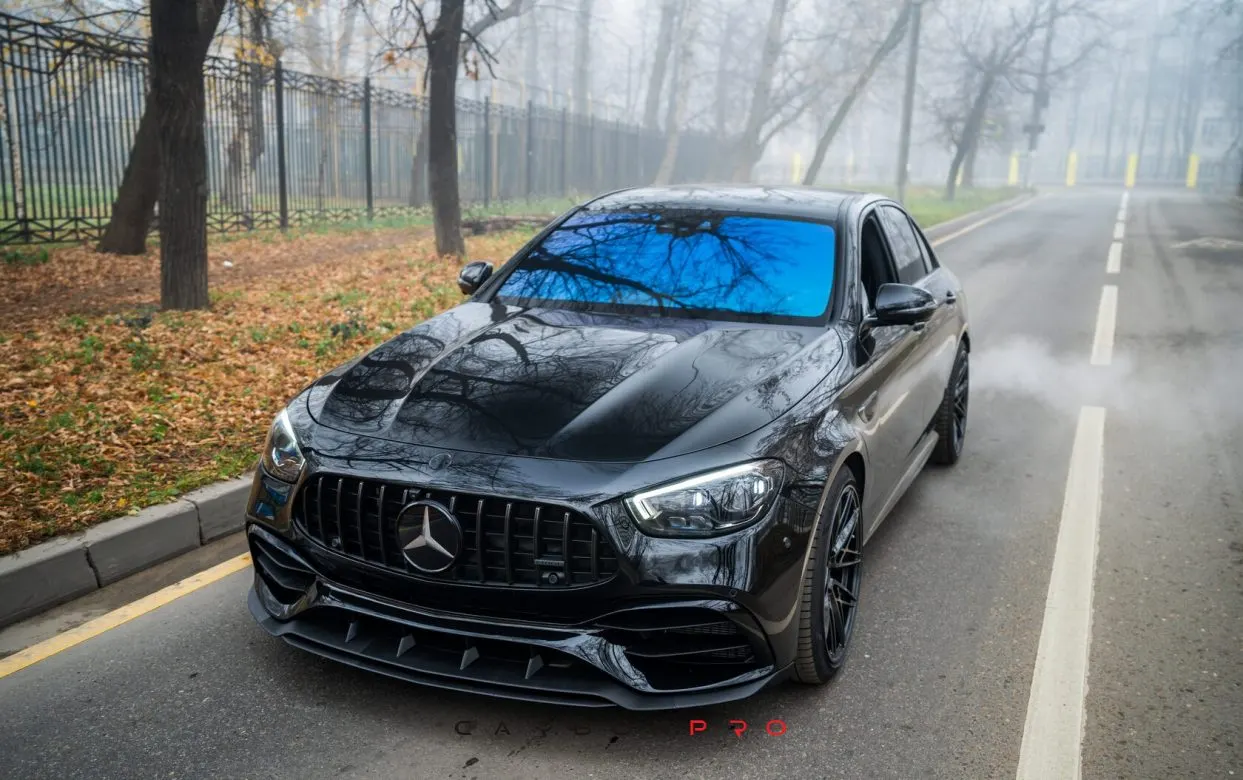 Front bumper lip CARBON ARROW