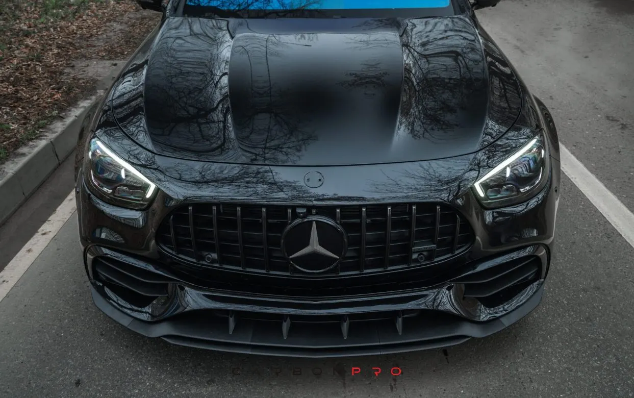 Front bumper lip CARBON ARROW