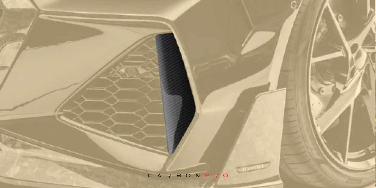 Front bumper side splitter