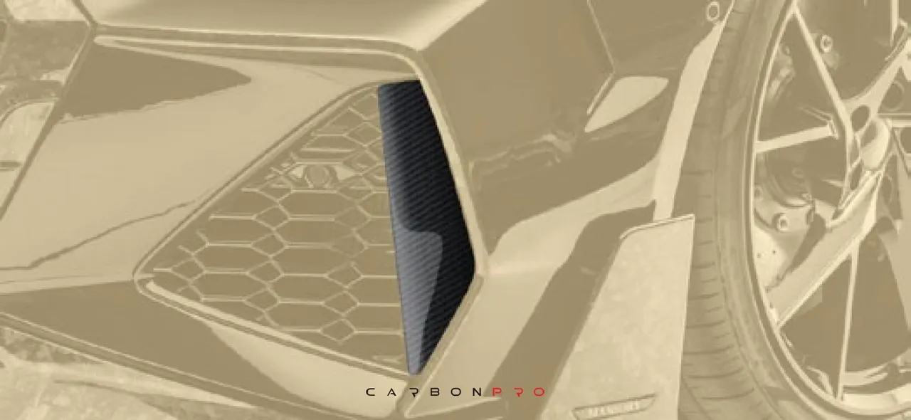 Front bumper side splitter