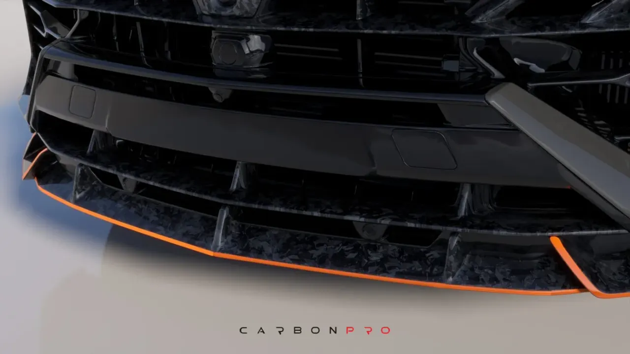 Front bumper spoiler