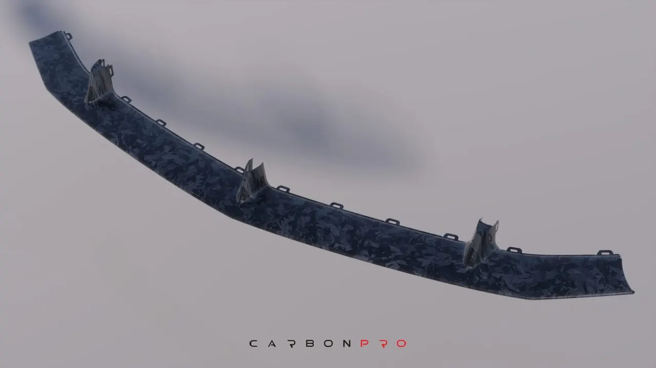 Front bumper spoiler