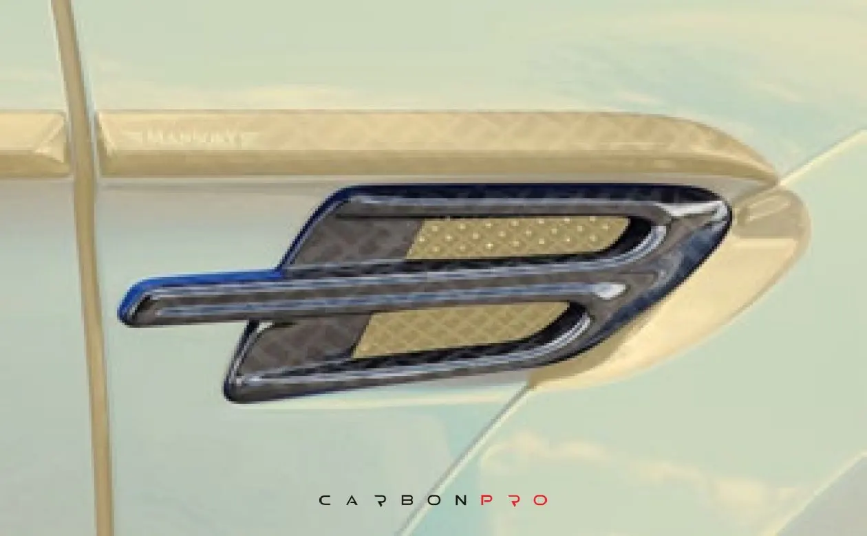 Front fender “B” emblem