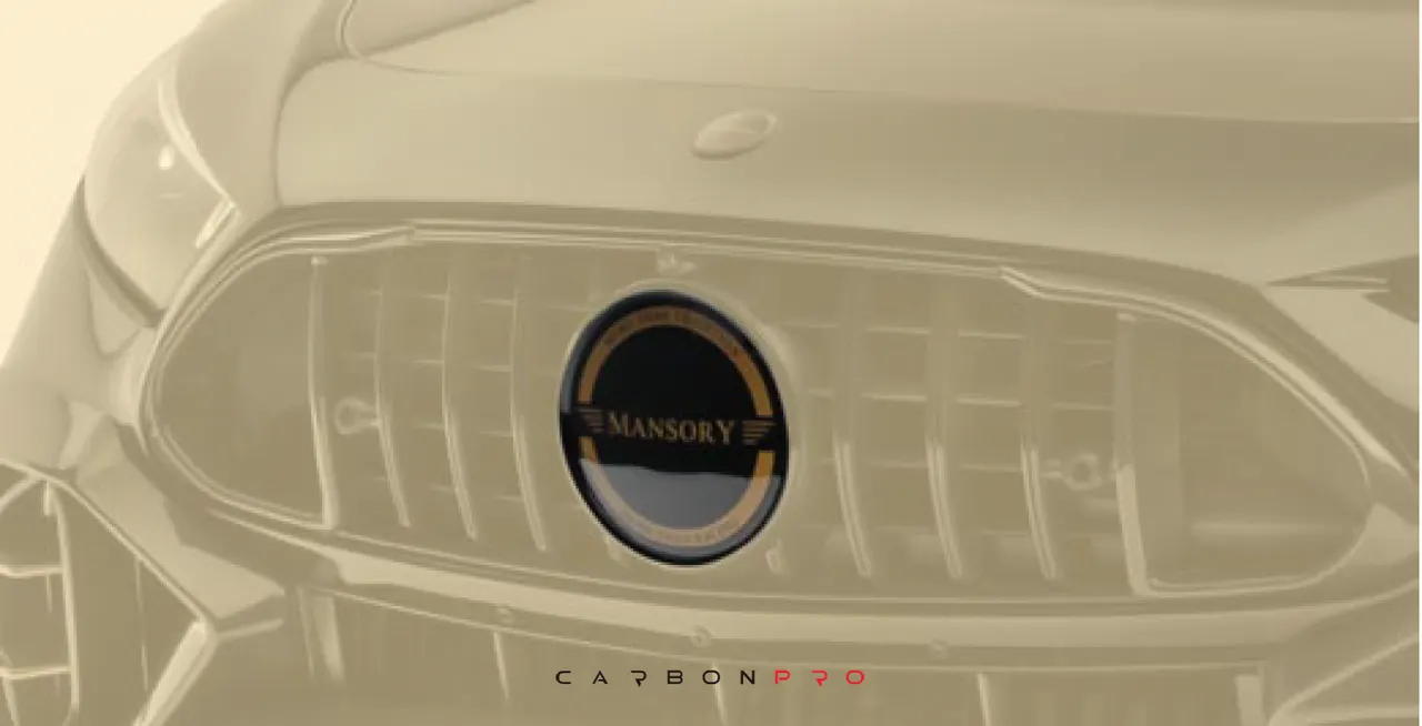 Front grill mask emblem with MANSORY Branding
