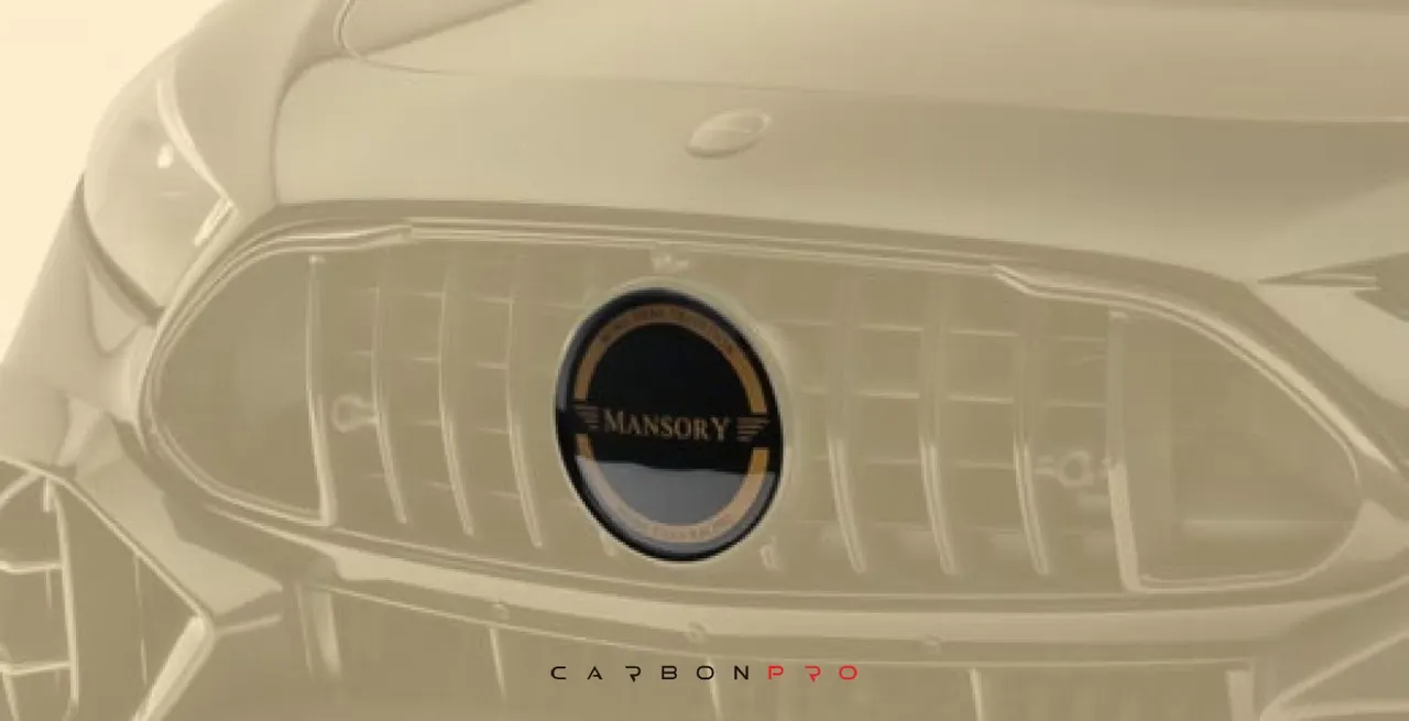 Front grill mask emblem with MANSORY Branding
