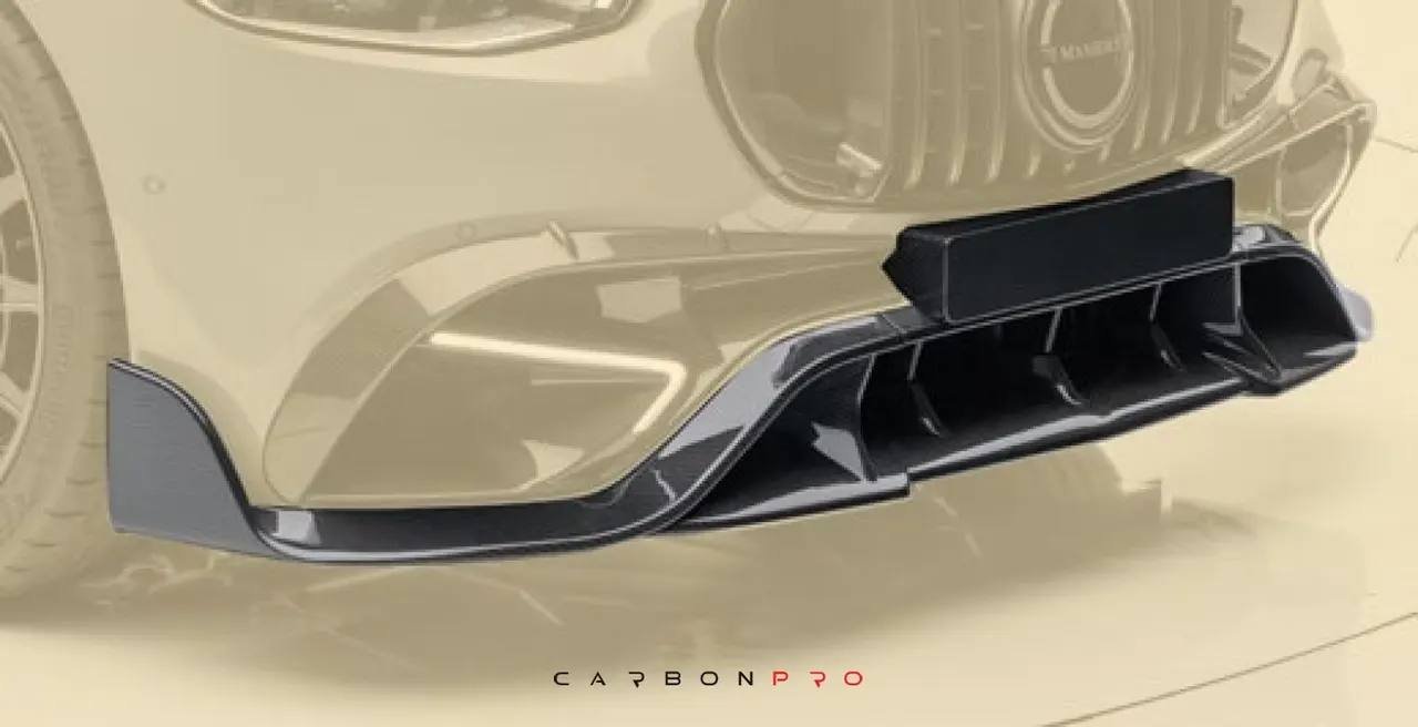 Front lip with middle splitters and nr.plate holder