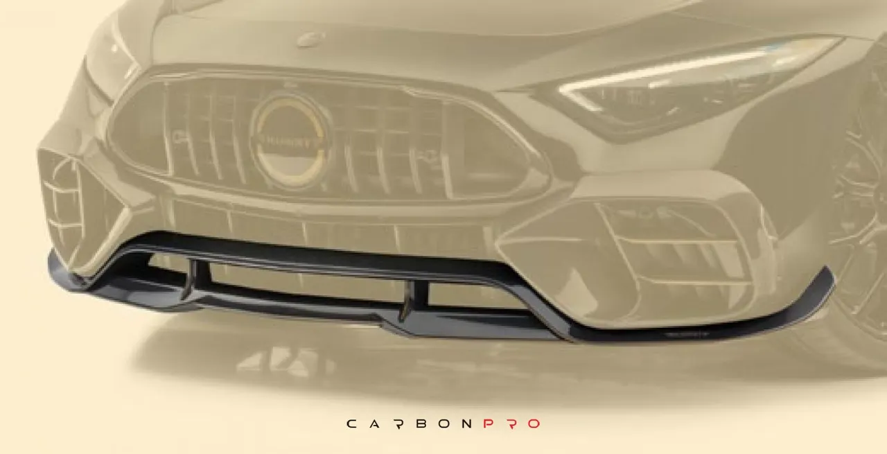 Front lip with middle splitters