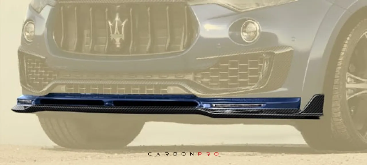 Front lip with side flaps