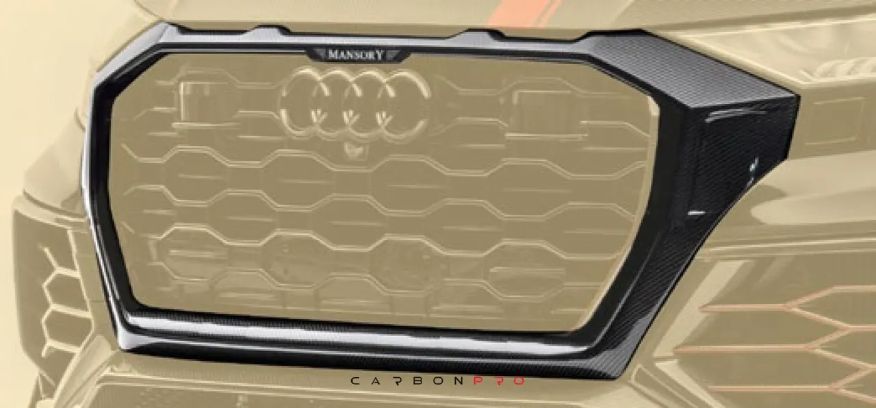 Front mask with illuminated logo