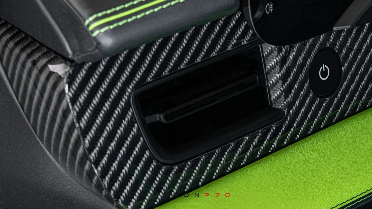Glaze trim parts interior