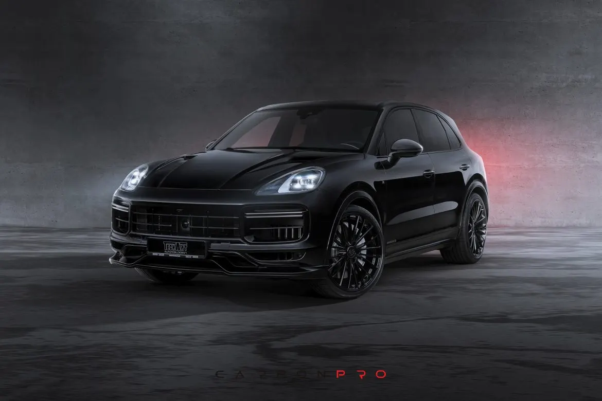 Hood with air intakes