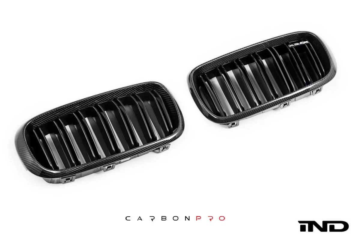 Carbon Front Grille Set IND F85 X5M