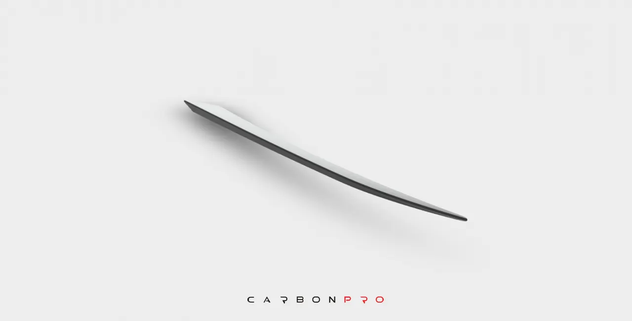 insert for air-outlet front fenders, visible Carbon