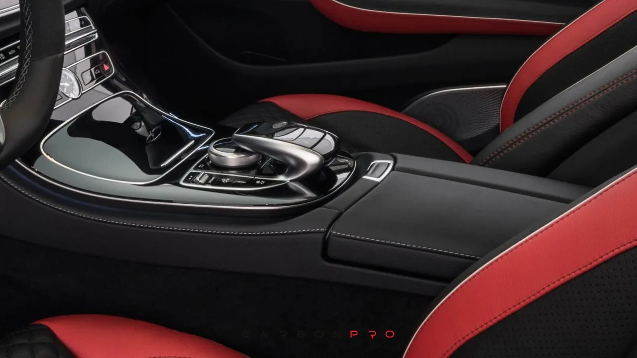 Leather center console
