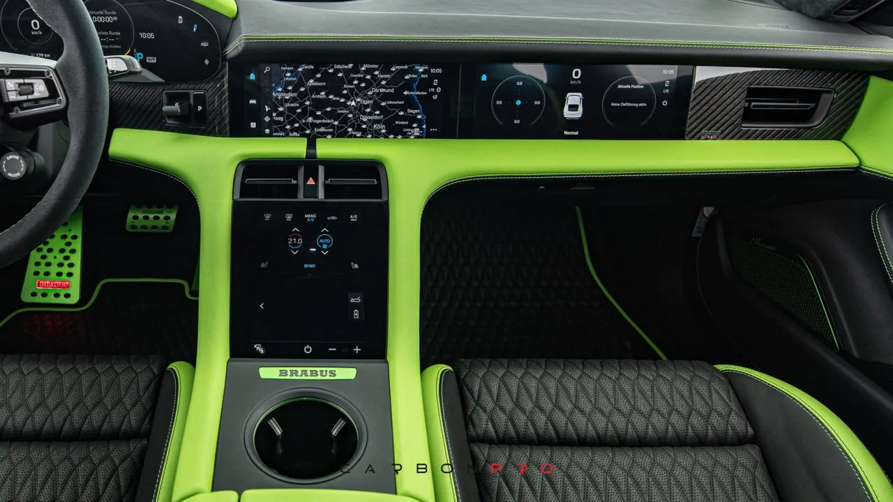 Leather dashboard underpaneling