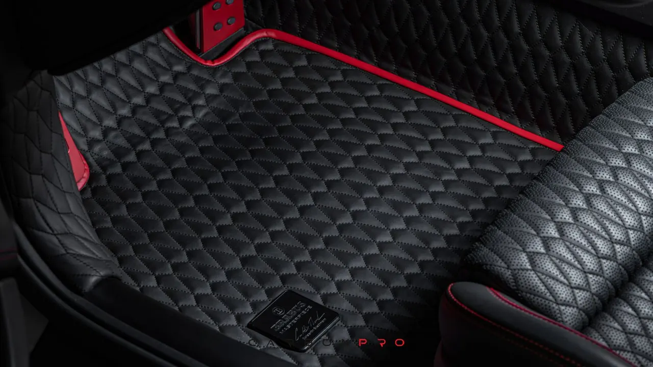 leather Floor quilted