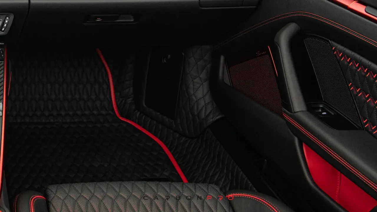 leather Floor quilted